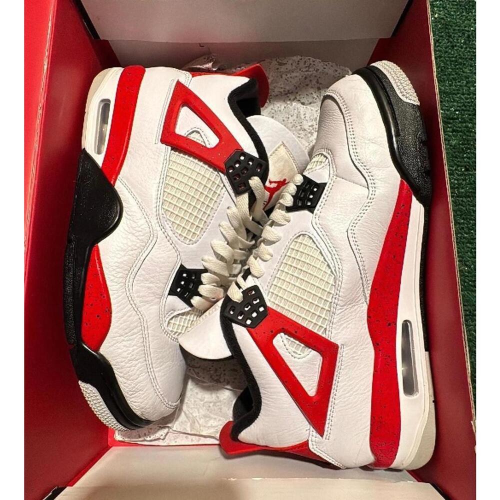 Jordan Retro 4 Red Cement Size 10